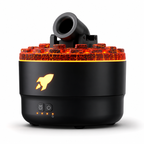Volcano Flame Aroma Diffuser Smoke Ring Humidifier with Crack Light